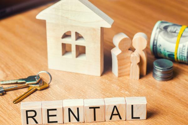 Rental investment protection and financial growth concept